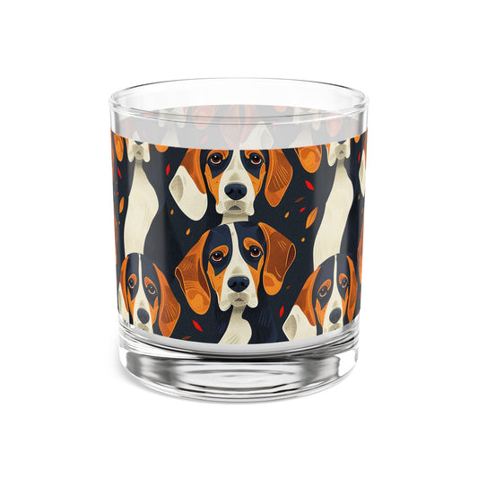 Beagle Glimmer Gaze Glamour Rocks Glass