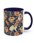 Blooming Bulldog Beauty Accent Coffee Mug