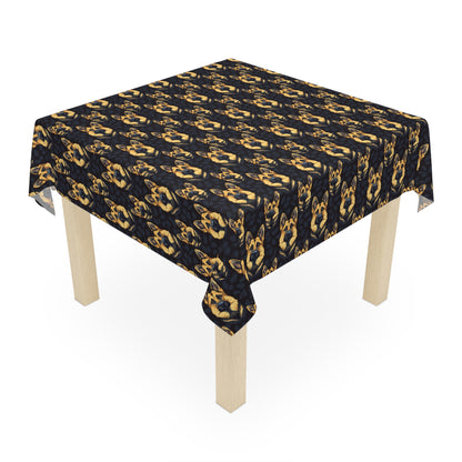 Majestic Hound Couture: German Shepherd LuxeBlend Tablecloth