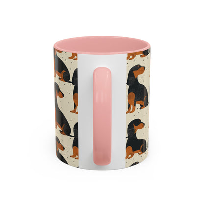 Whimsical Dachsund Dreamcatcher Accent Coffee Mug