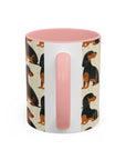 Whimsical Dachsund Dreamcatcher Accent Coffee Mug