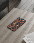 Floral Pawsome Dachsund Delight Slim Phone Cases