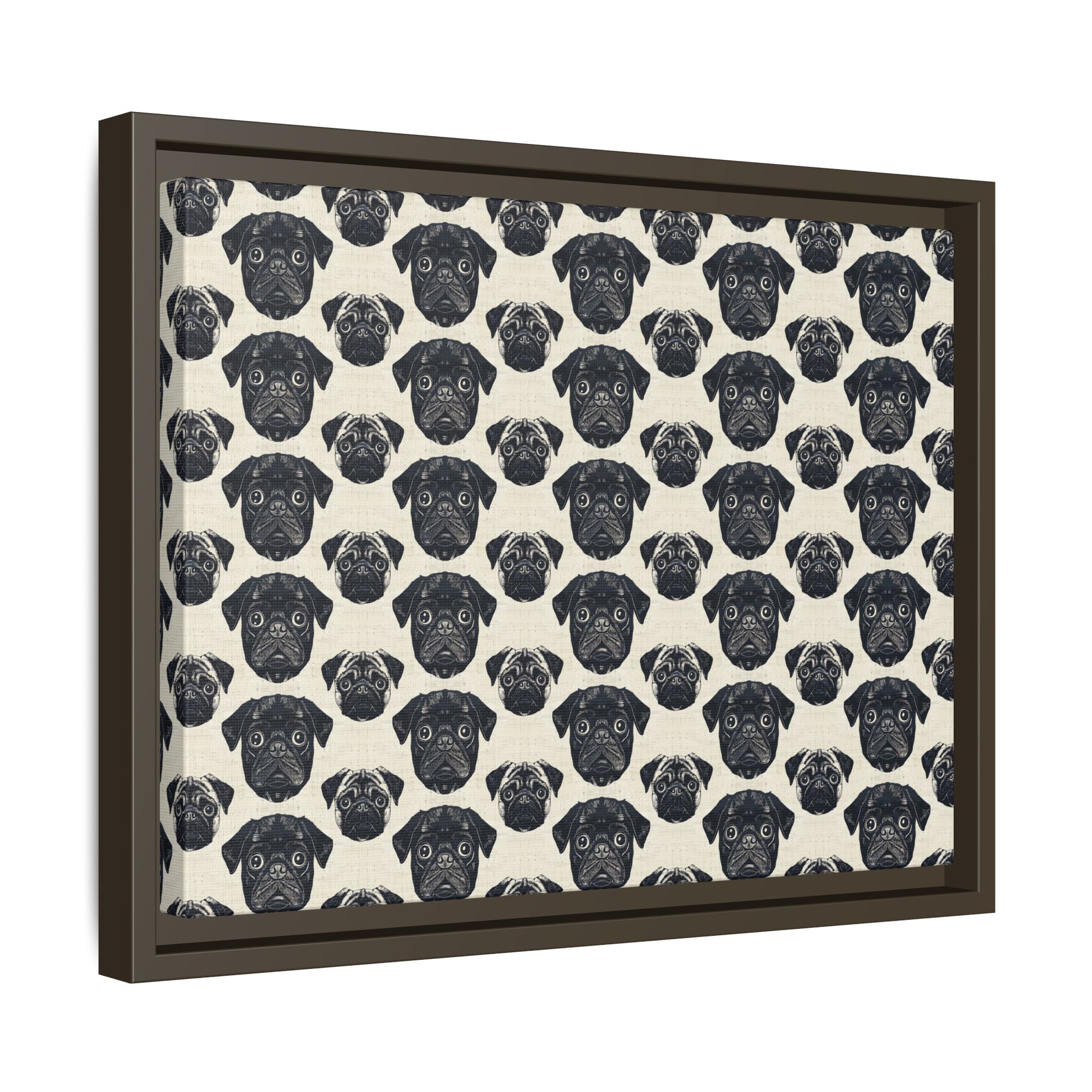 Pugalicious Enchantment Matte Canvas, Framed