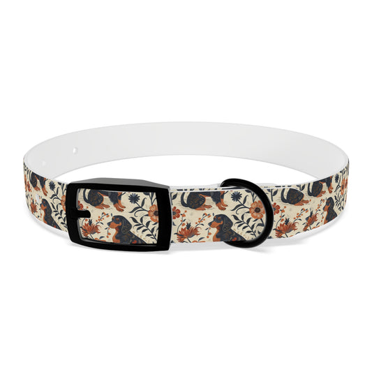 Blossoming Dachshunds Delight Dog Collar