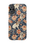 Blooming Bulldog Beauty Slim Phone Cases