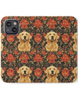 Golden Pawsatronic Tapestry Flip Cases