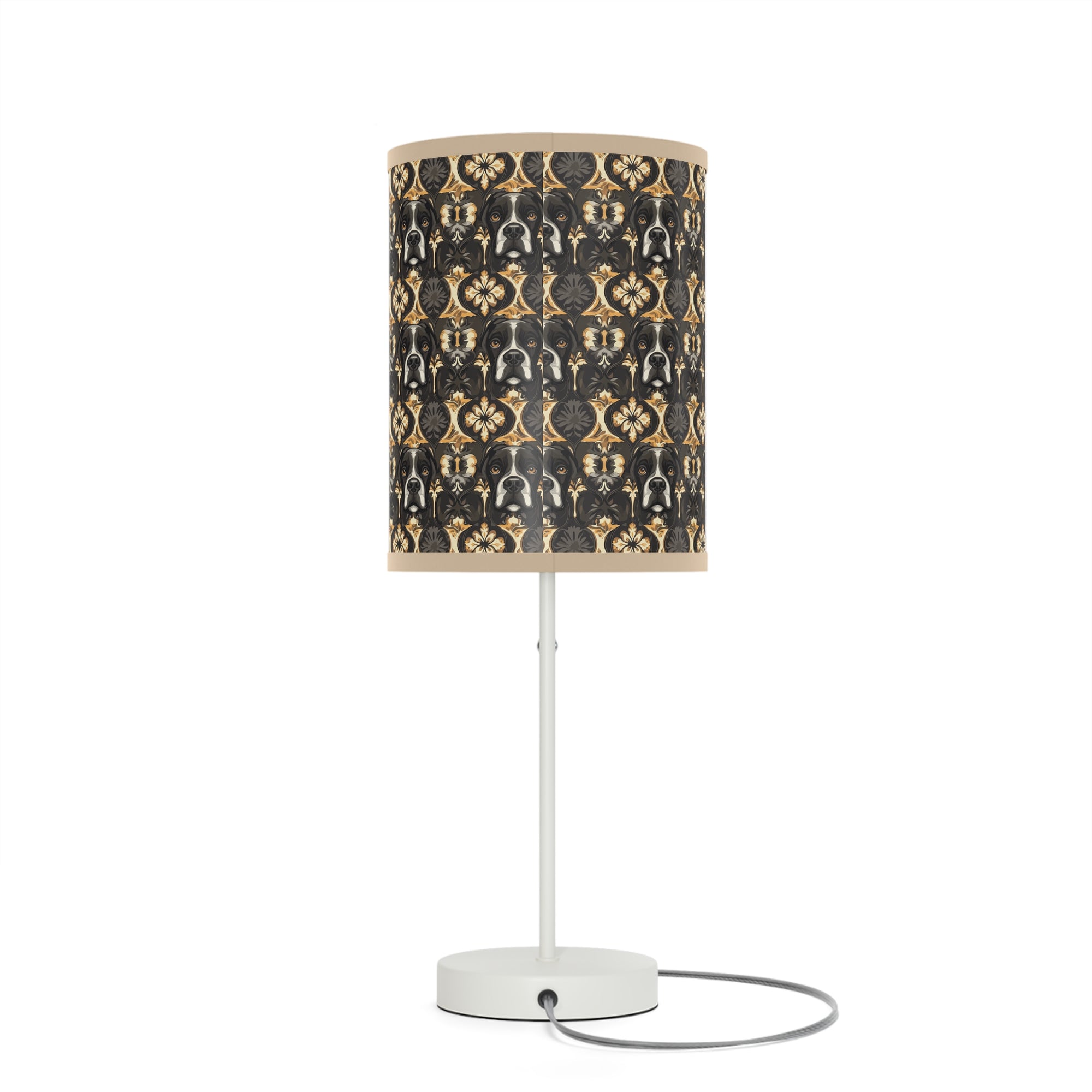 Manor Pup Boxer Royale Lamp on a Stand