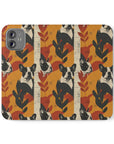 Chic Frenchie Charm Flip Cases