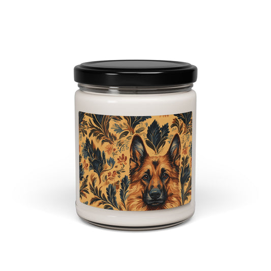 Autumnal German Shepherd Glamour Scented Soy Candle