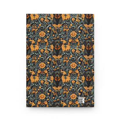 Ruffle Rottie Glamourific Hardcover Journal Matte