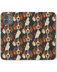 Beagle Glimmer Gaze Glamour Flip Cases