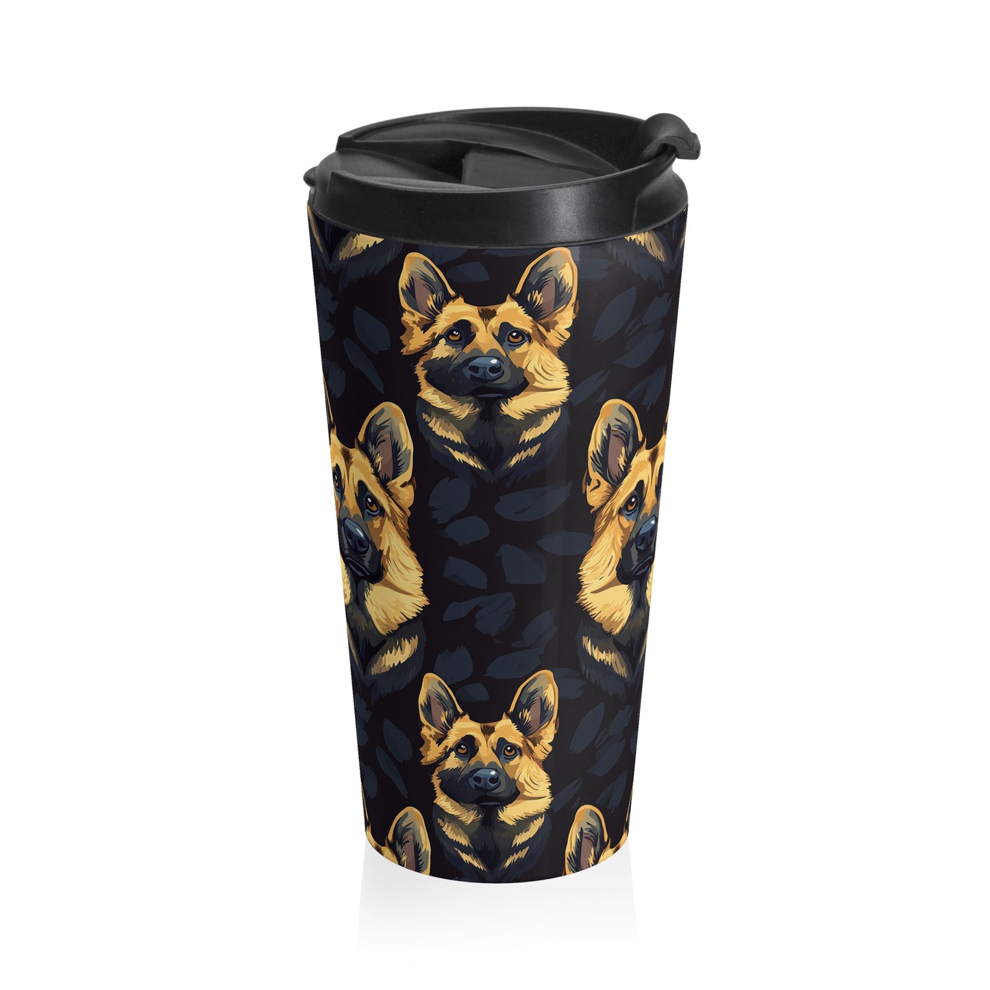 Majestic Hound Couture: German Shepherd LuxeBlend Stainless Steel Travel Mug