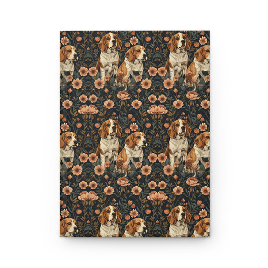 Beagle Blossom Bonanza Hardcover Journal Matte