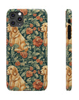 Blooming Goldie Glam Slim Phone Cases