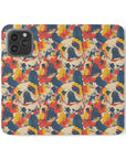 Bloom Pup Frenchietastic Splatter Flip Cases