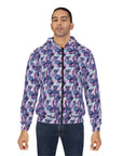 Funky Geometric Boxerista Unisex Zip Hoodie