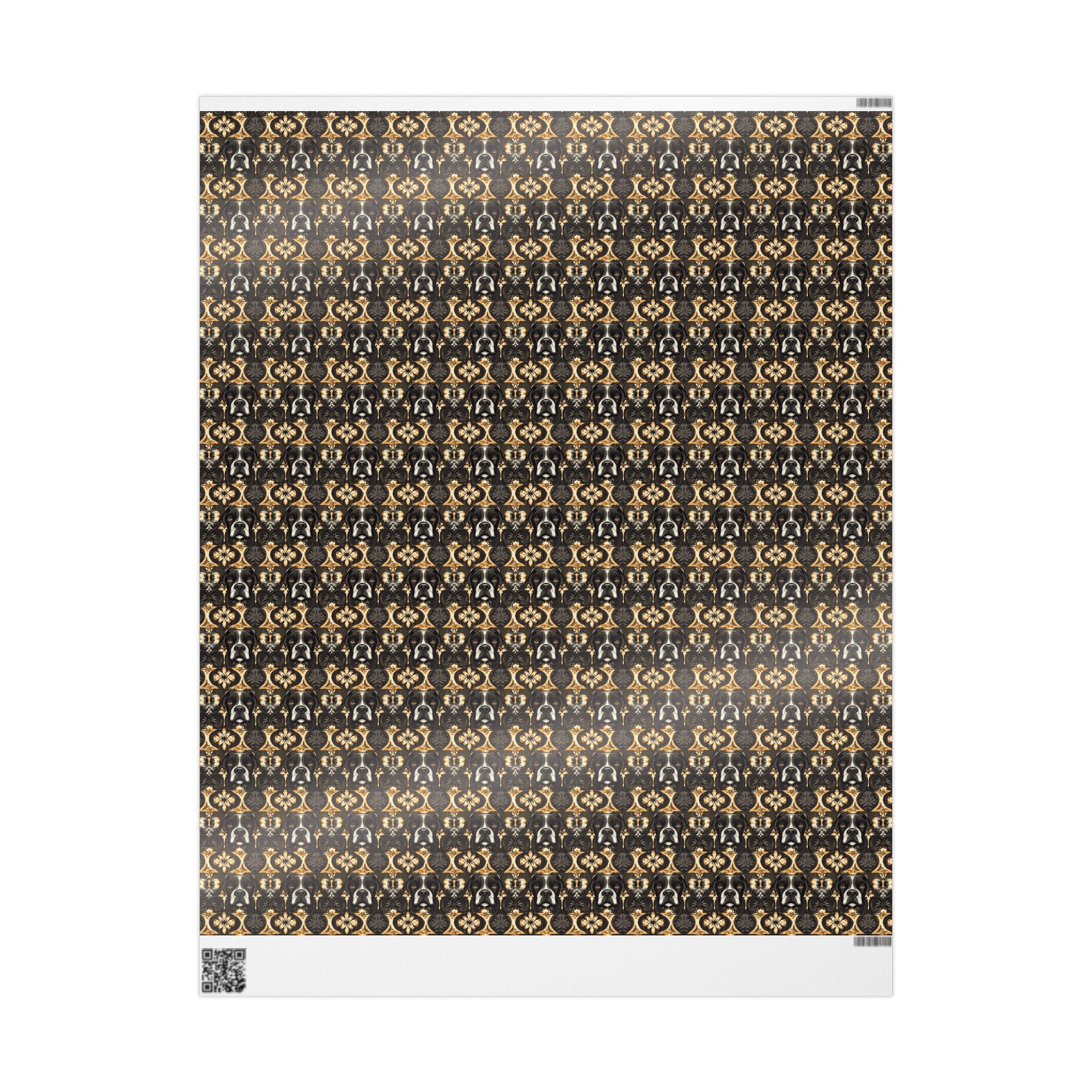 Manor Pup Boxer Royale Wrapping Paper