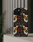 Floofy Corgi Blossom Blast Magnetic Tough Cases