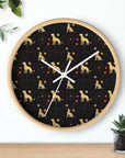 Heavenly Husky Hues Wall Clock