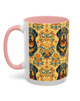 Royal Rottie Regalia Accent Coffee Mug