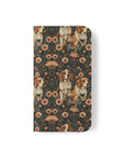 Beagle Blossom Bonanza Flip Cases