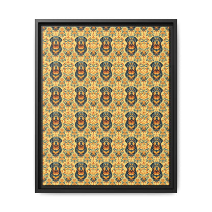 Royal Rottie Regalia Matte Canvas, Framed