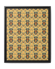 Royal Rottie Regalia Matte Canvas, Framed