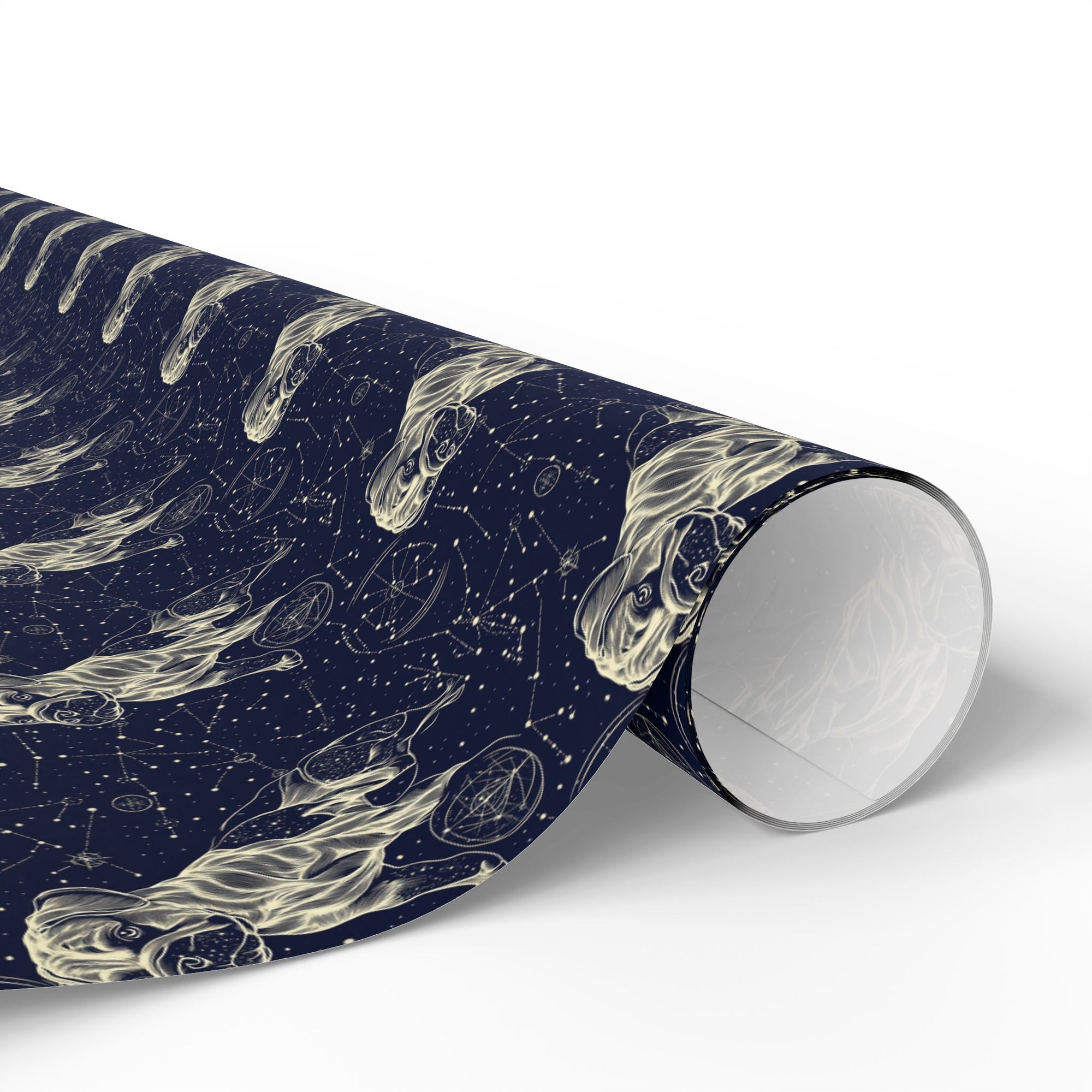 Celestial Boxer Bliss Wrapping Paper