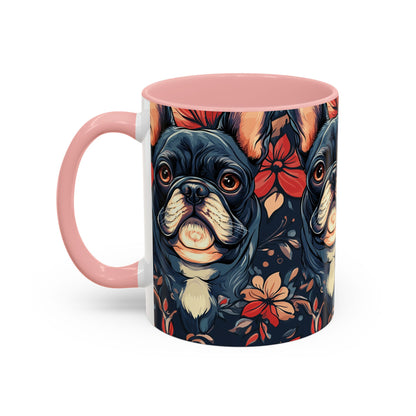 Gothic Rose Bulldog Noir Enchantment Accent Coffee Mug