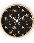 Heavenly Husky Hues Wall Clock