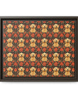 Golden Pawsatronic Tapestry Matte Canvas, Framed