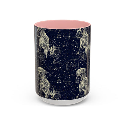 Celestial Boxer Bliss Accent Coffee Mug