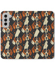 Beagle Glimmer Gaze Glamour Flip Cases