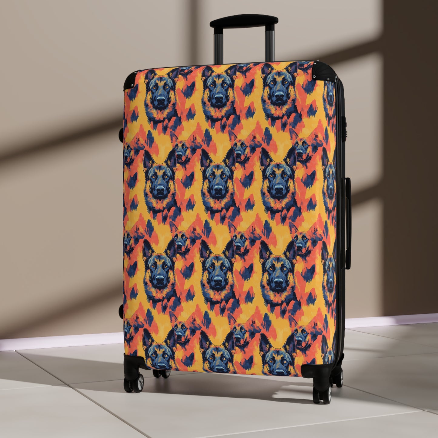 Impressionistic German Shepherds Suitcase