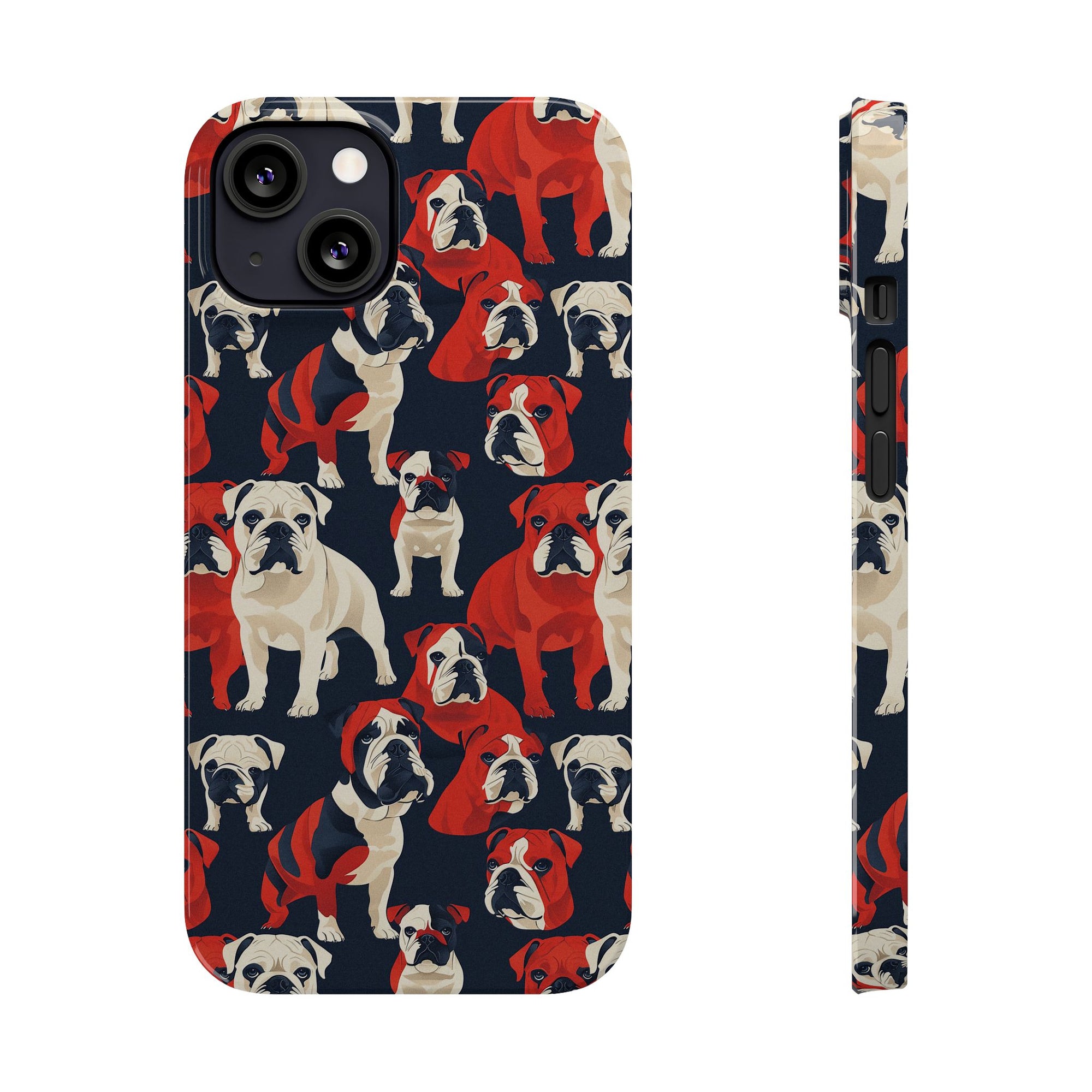 Bulldoggy Bliss Chomper Slim Phone Cases