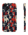 Bulldoggy Bliss Chomper Slim Phone Cases