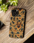 Autumnal German Shepherd Glamour Slim Phone Cases