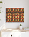 Golden Pawsatronic Tapestry Matte Canvas, Framed