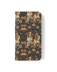 Beagle Blossom Bonanza Flip Cases