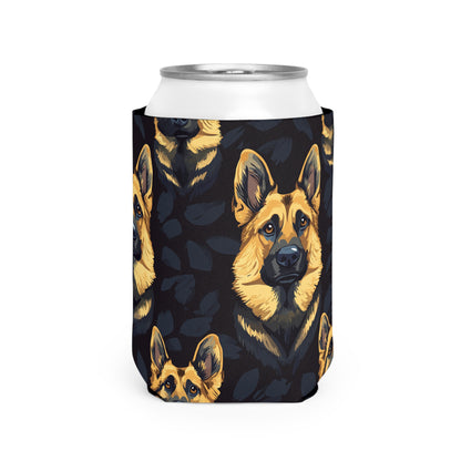 Majestic Hound Couture: German Shepherd LuxeBlend Can Cooler Sleeve