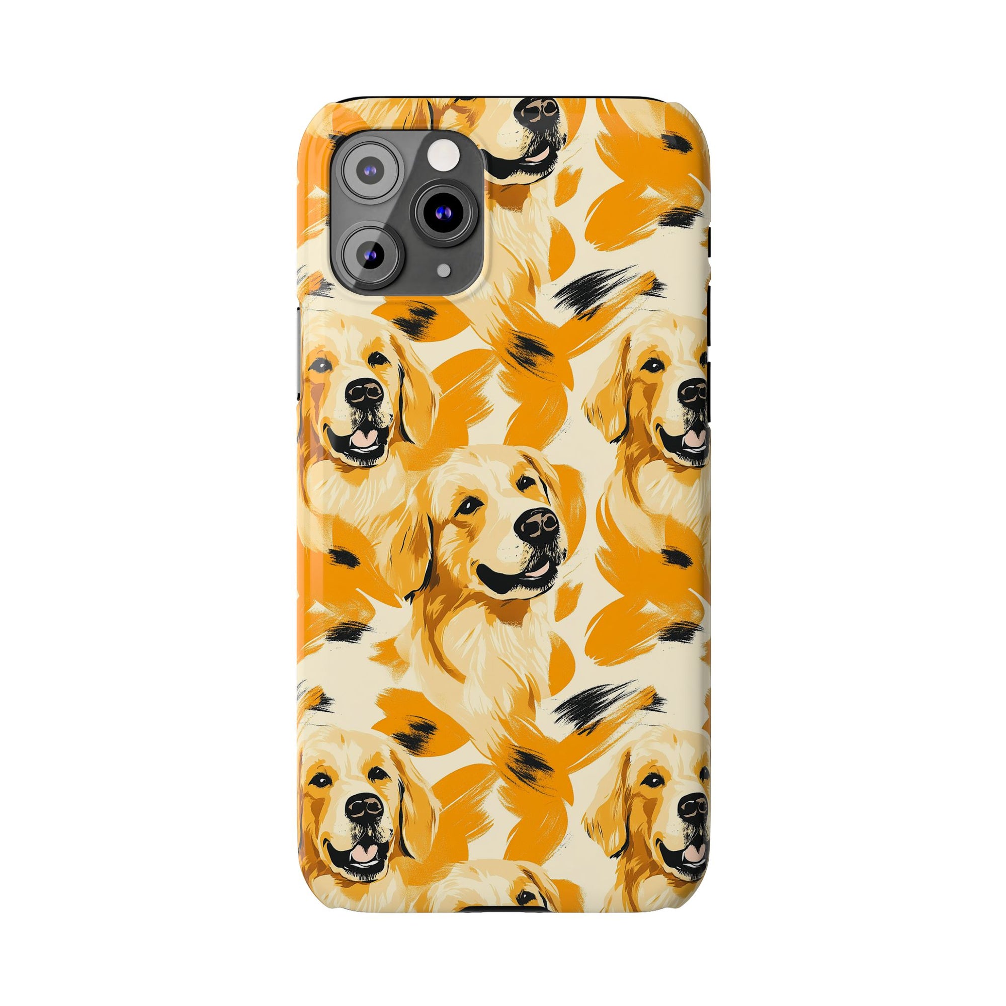 Golden Glitz &#39;n Glamour Woofwear Slim Phone Cases