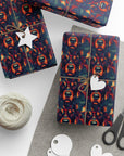 Rustic Rottie Charm Wrapping Paper