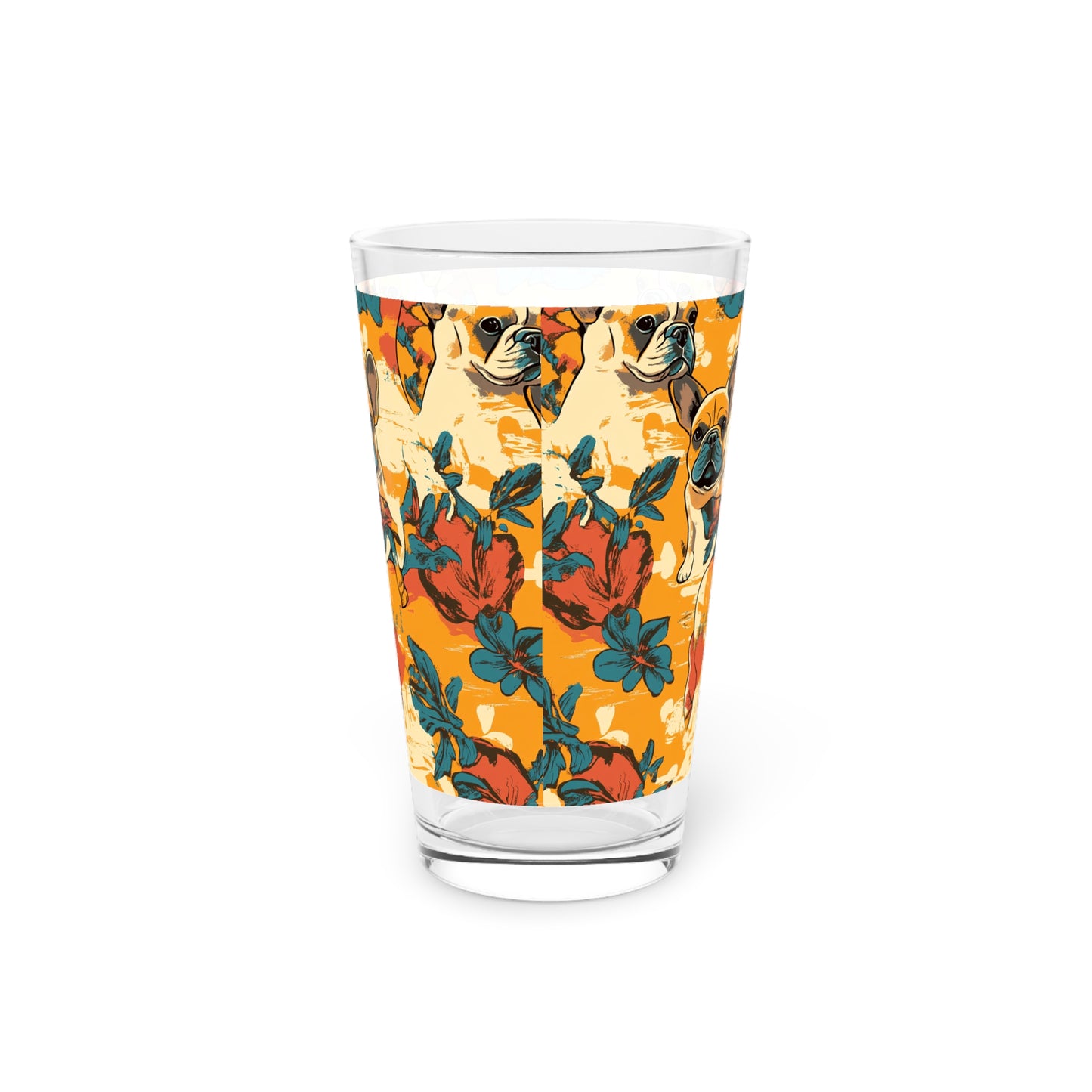 Frenchie Glow-Up Galore Pint Glass