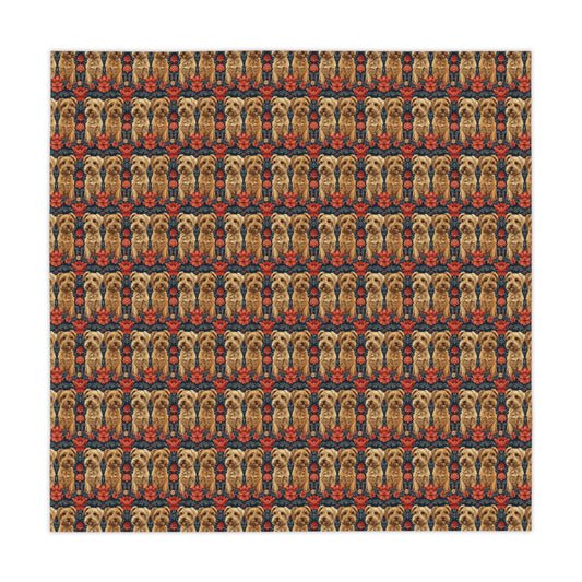 Yorkie Charm Twins Tablecloth