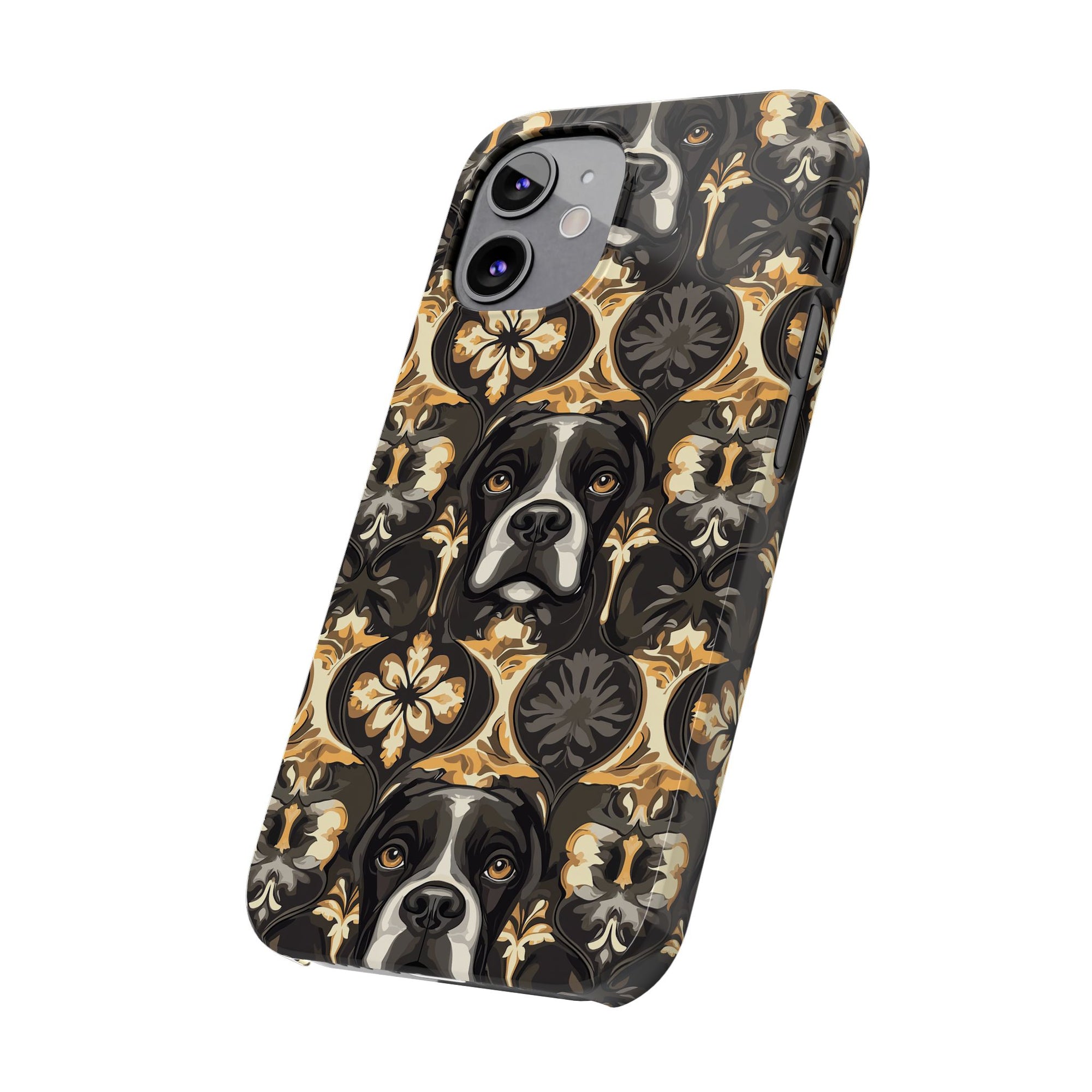 Manor Pup Boxer Royale Slim Phone Cases