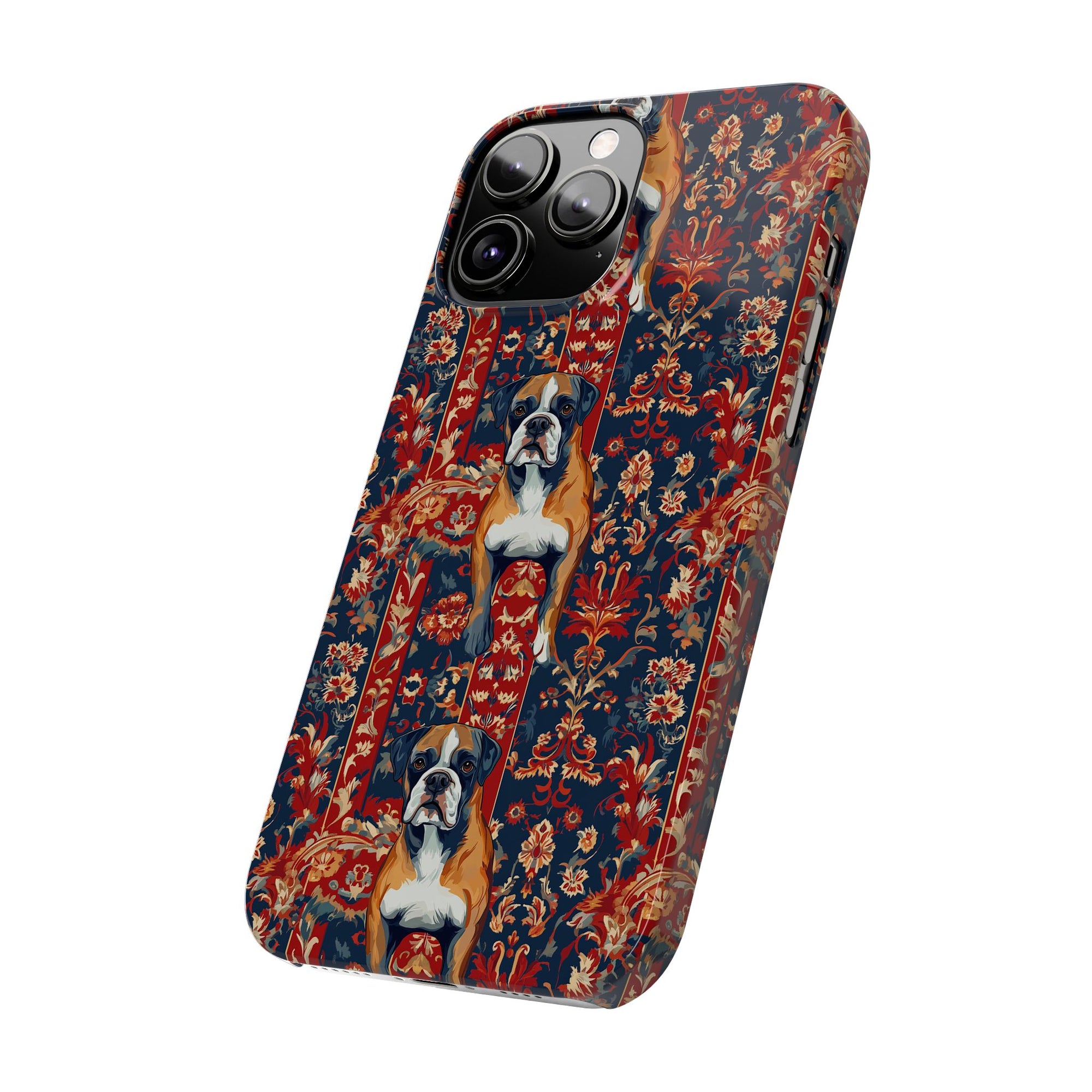 Boxer Blossom Tapestry Delight Slim Phone Cases