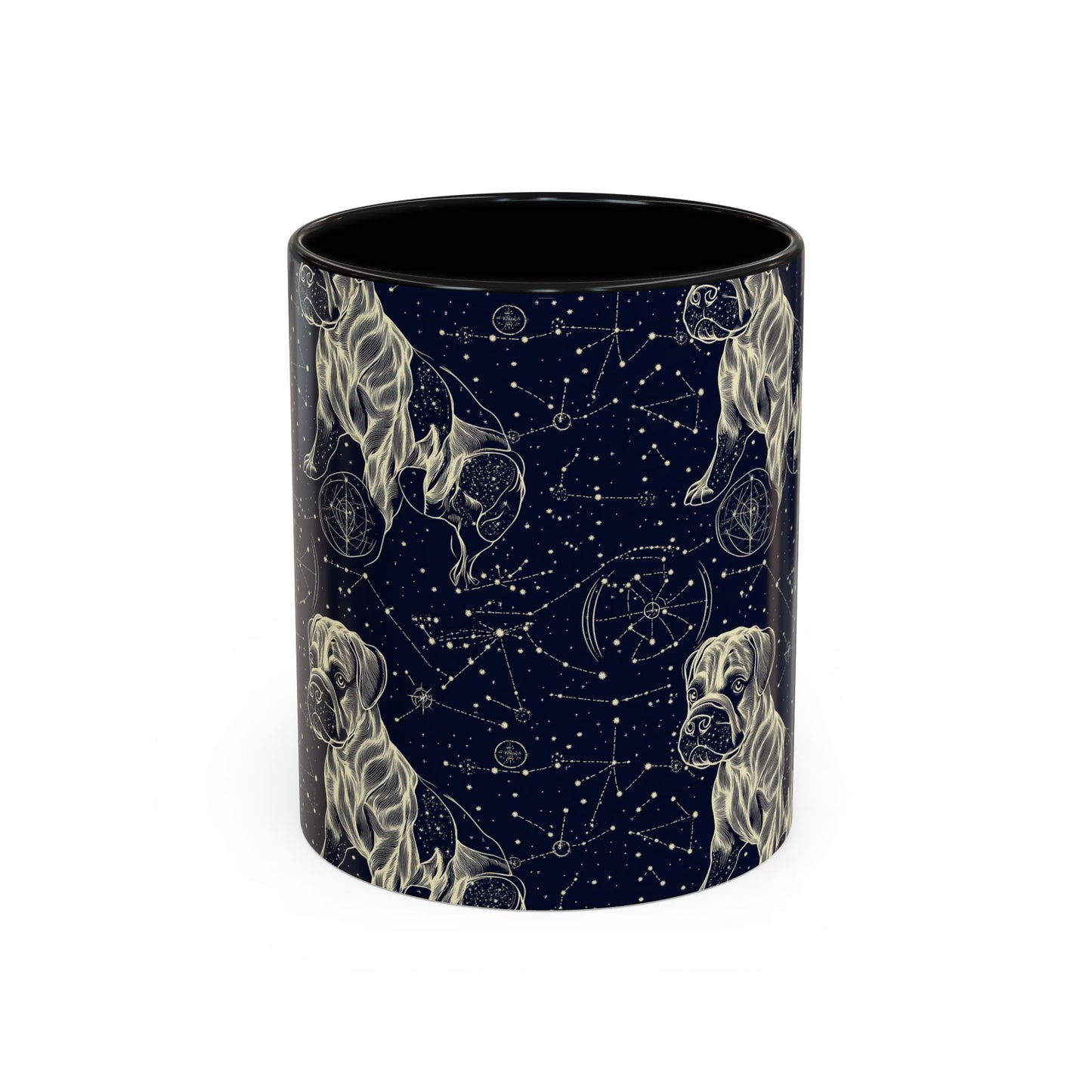 Celestial Boxer Bliss Accent Coffee Mug