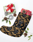 Regal Frenchie Noir Elegance Christmas Stockings