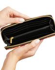 Golden Glamour Paws Zipper Wallet