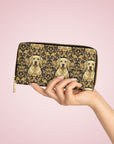 Royal Pawsitivity Labs Zipper Wallet